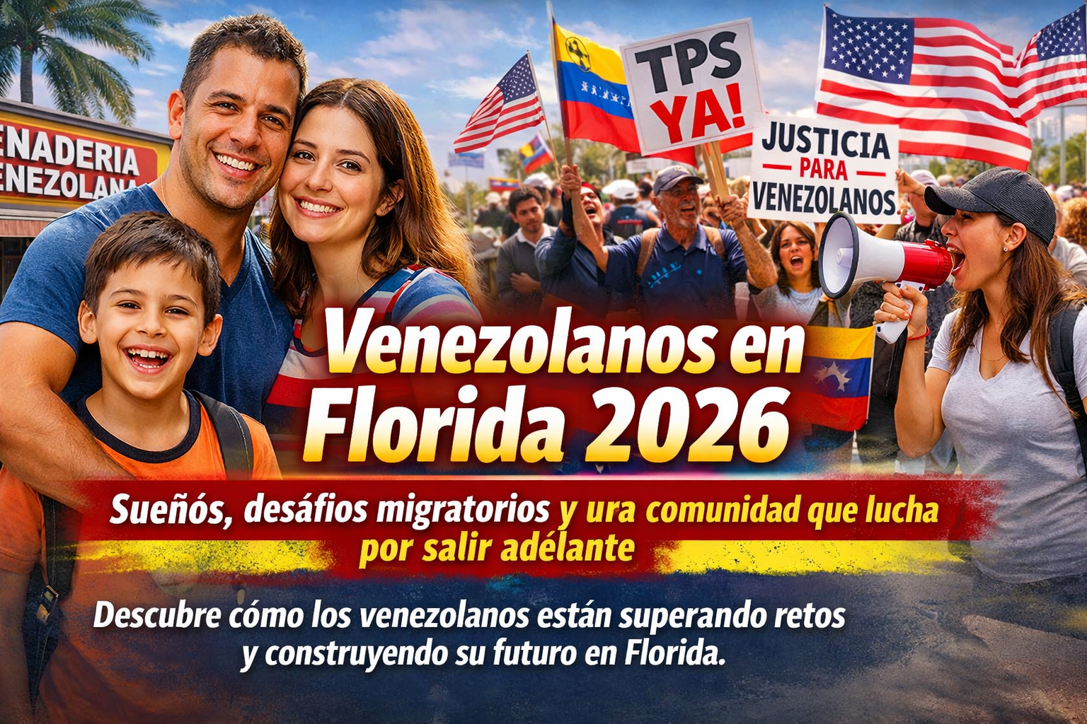 Venezolanos en Florida 2026: entre sueños, presión migratoria y una comunidad que no se rinde